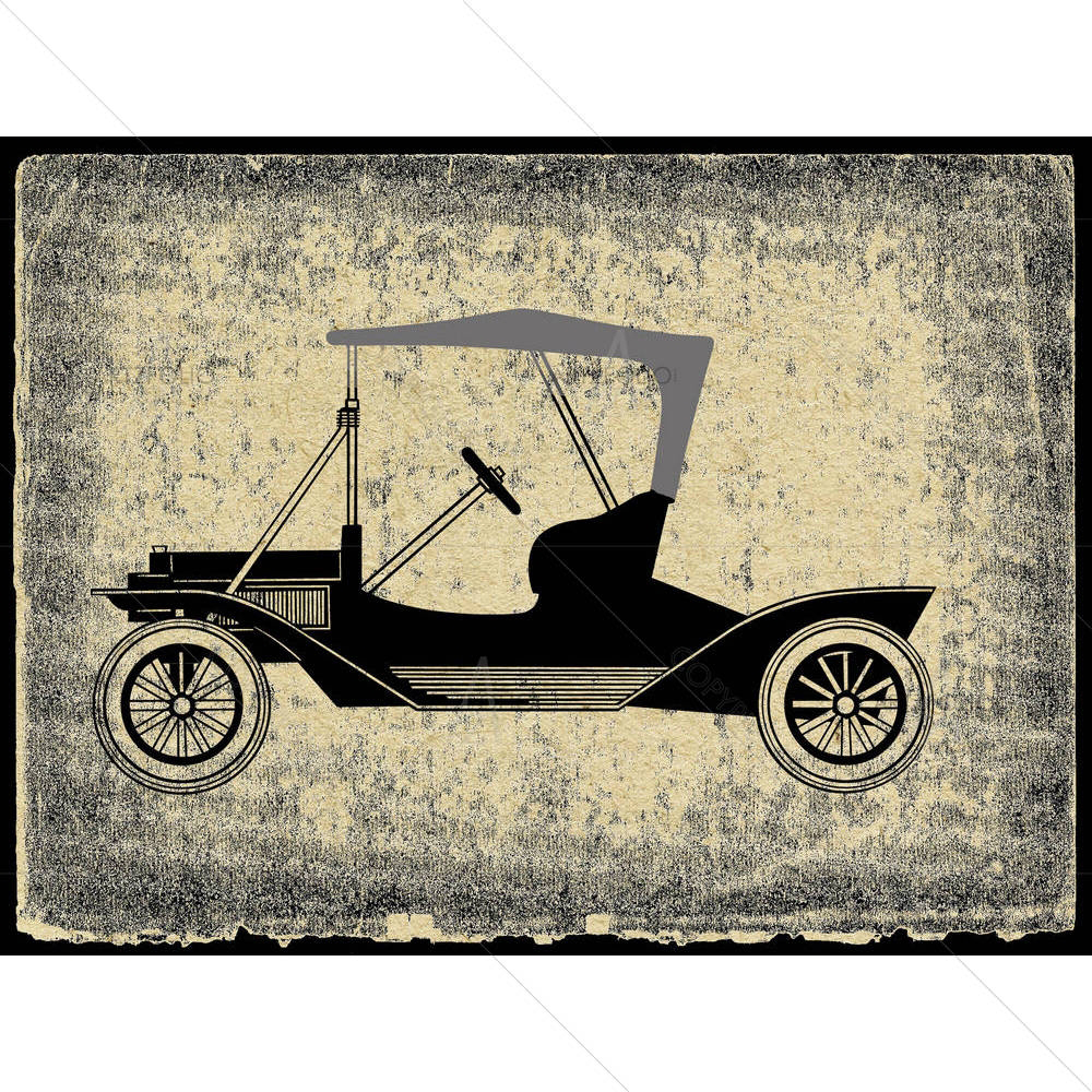 Vintage Car D8 — custom-size art design 5000632