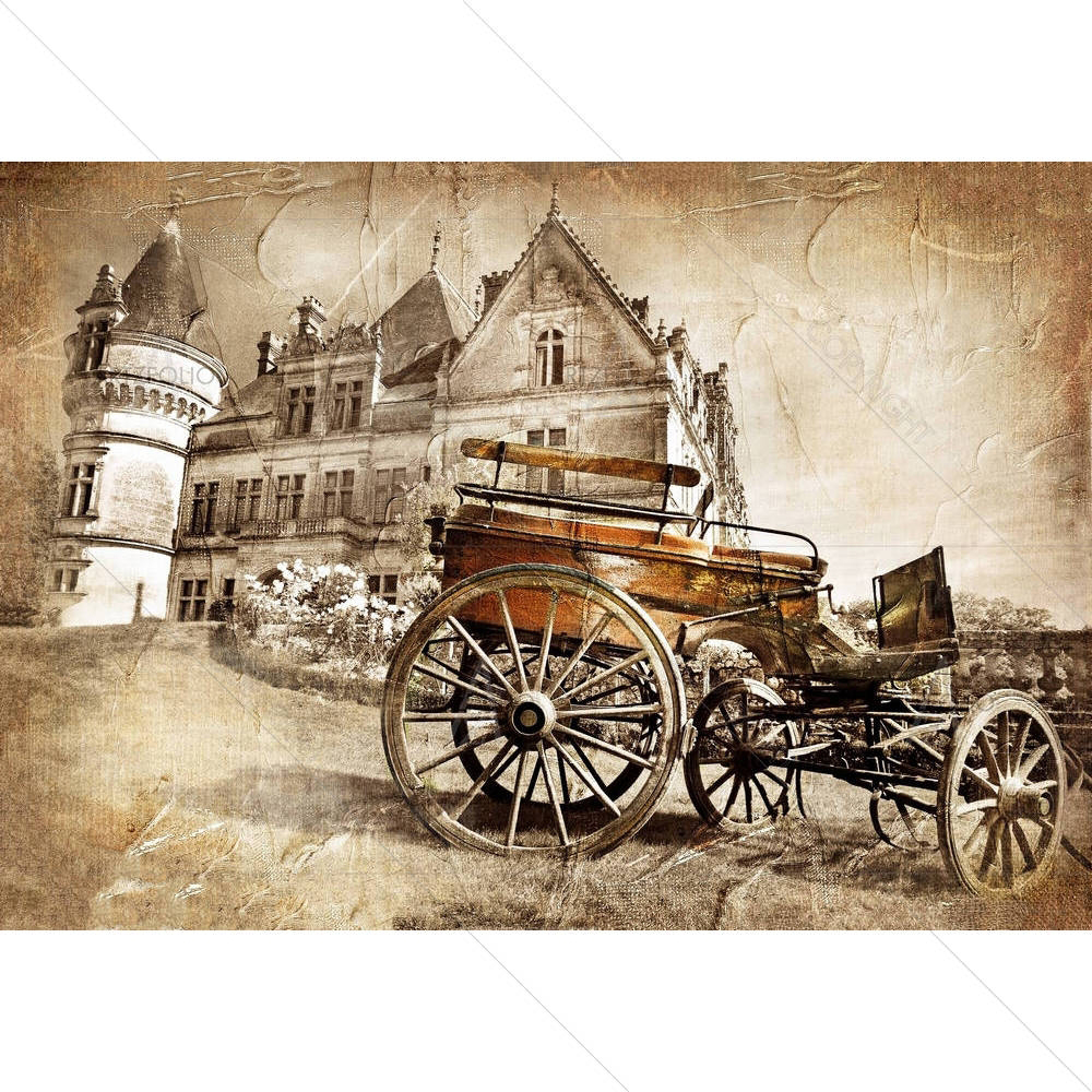 Medieval Castles Of Old France — Ancient custom art by ArtzFolio