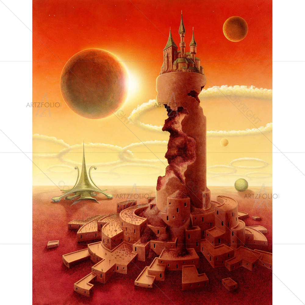 Surreal Paradigm Scenery — Ancient custom art by ArtzFolio