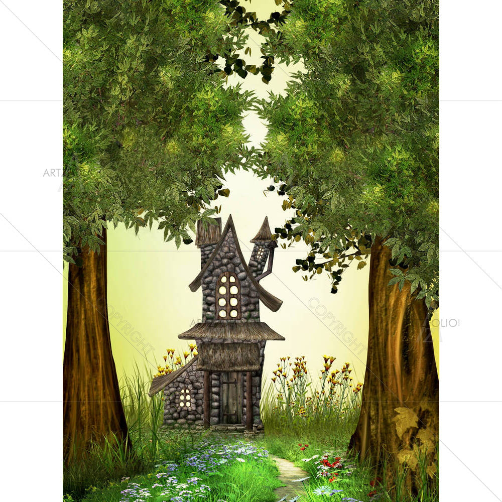 Cottage In The Forest — Baby custom art by ArtzFolio