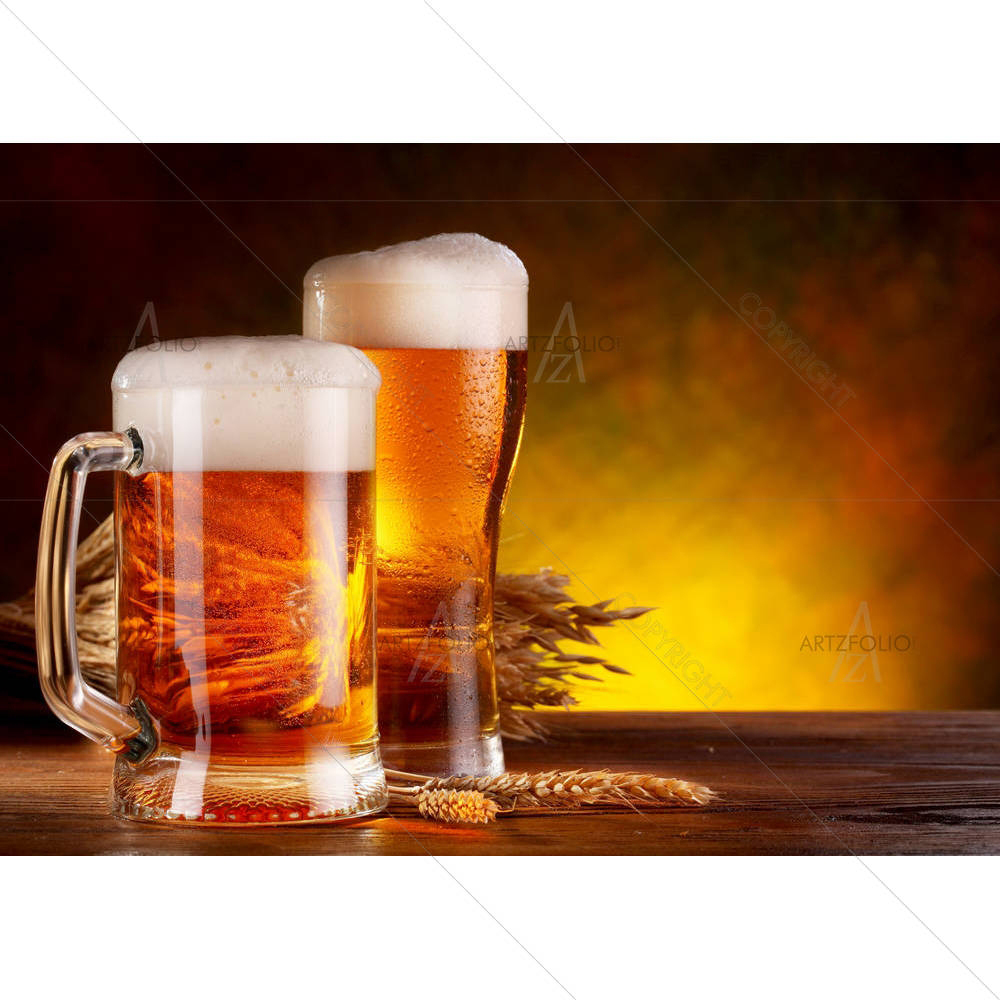 Still Life With Beer — custom-size art design 5000694