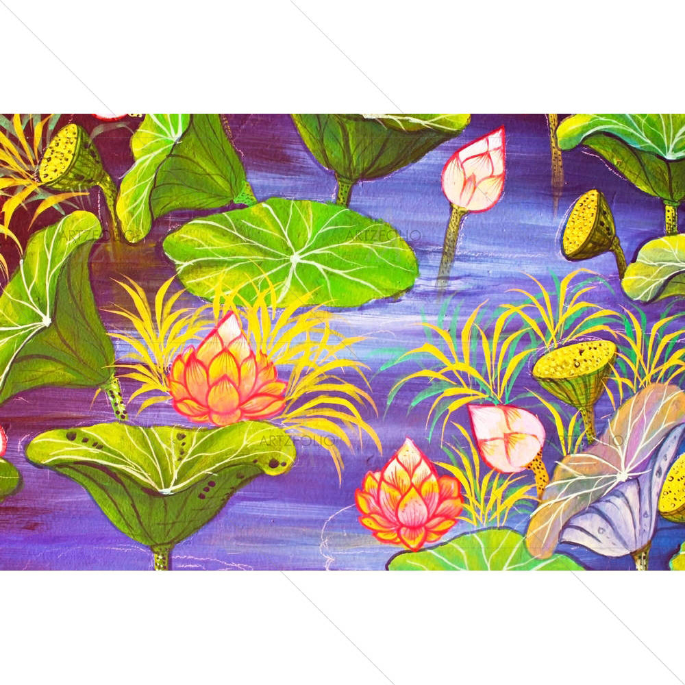 Thai Arts In The Temple — Devotional custom art by ArtzFolio