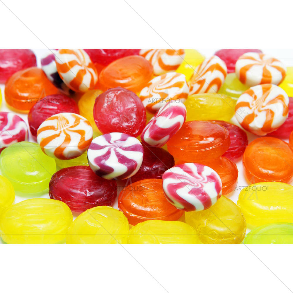 Colored Caramel Candies — custom-size art design 5000756