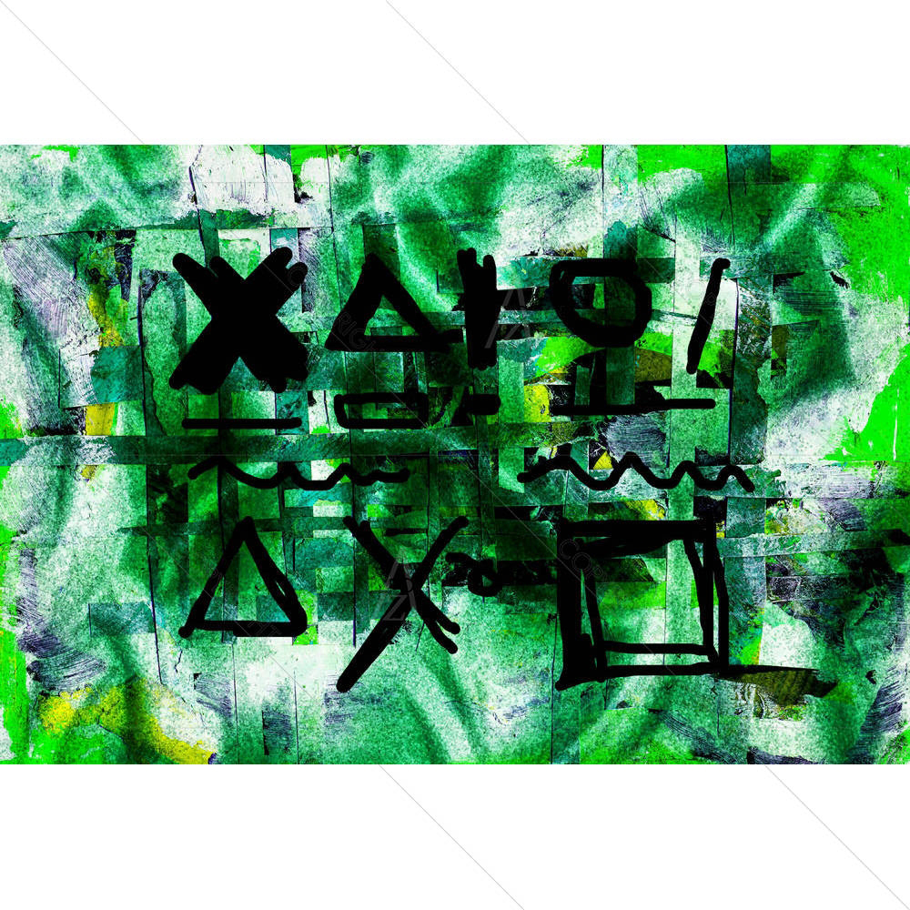 Abstract Grid D2 — Abstract custom art by ArtzFolio