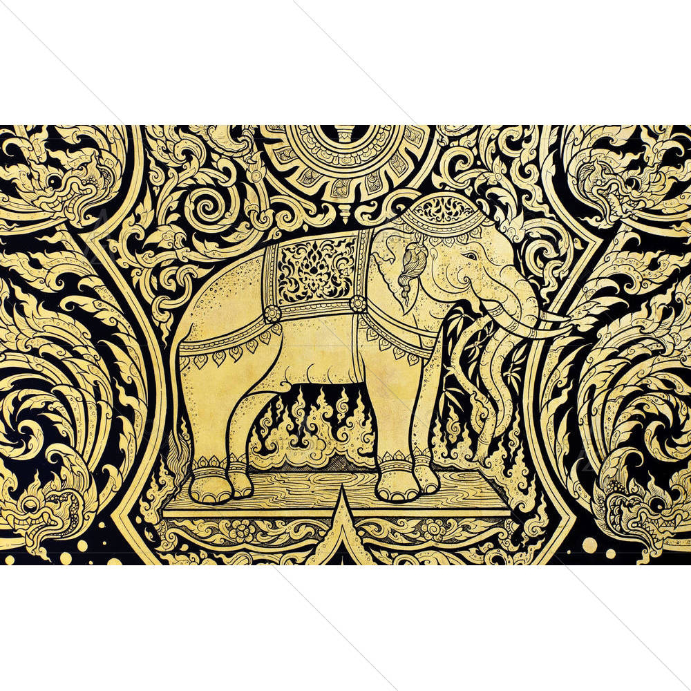 Thai Style Elephant — custom-size art design 5000834