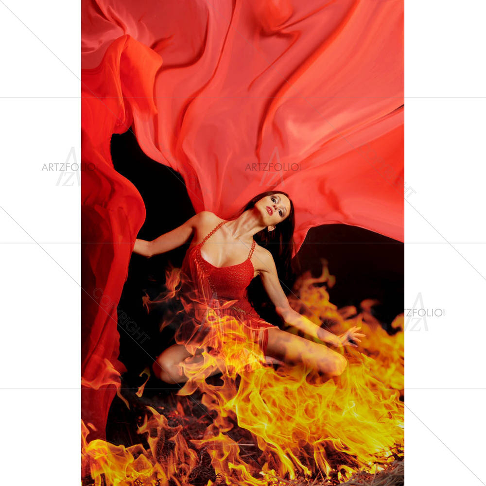 Woman Dancer D1 — custom-size art design 5000866