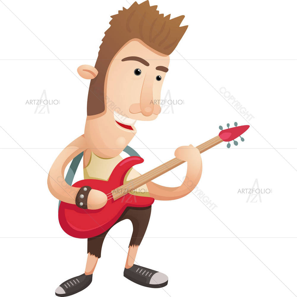 Guitarist — custom-size art design 5000868