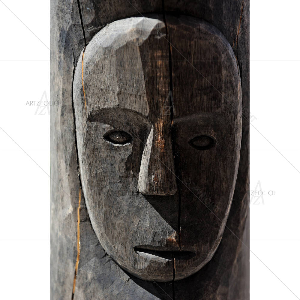 African Tribal Mask — Devotional custom art by ArtzFolio