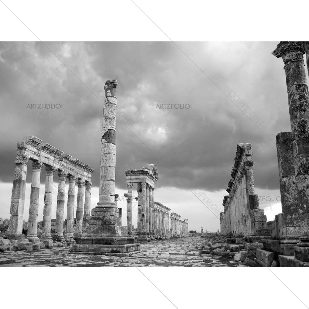 Apamea Town Of Syria During Antique Times