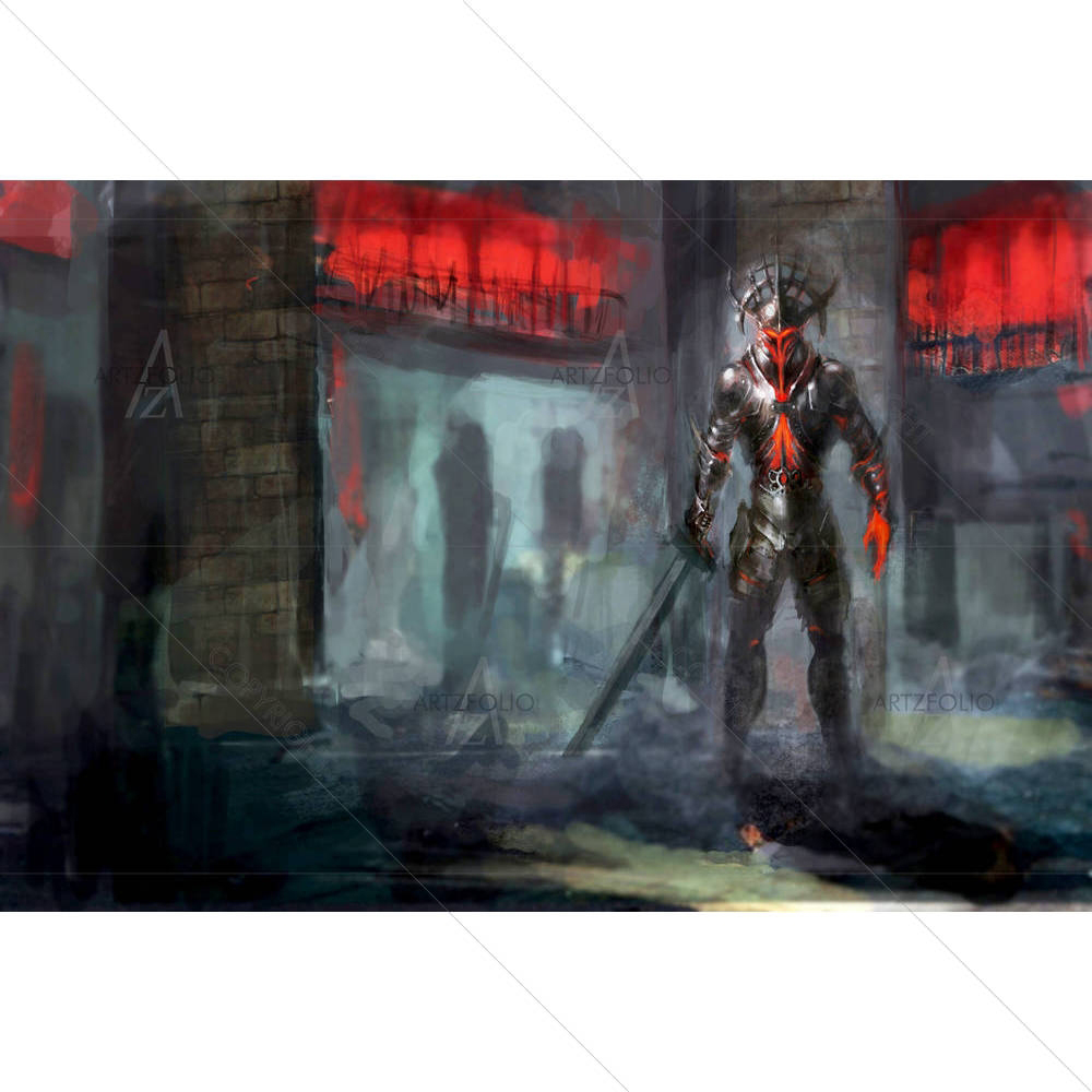 Fire Reverent D2 — Paintings Afterlife custom art by ArtzFolio