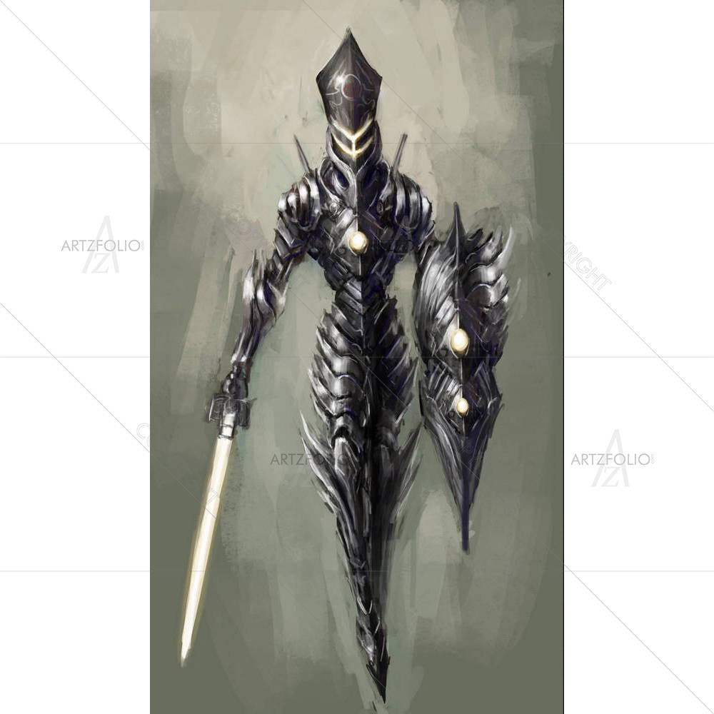 Bionic Cybernetics Alien Worior D1 — custom-size art design 5000894