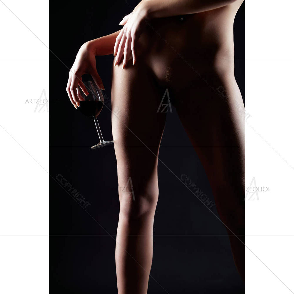 Young Blonde Woman — custom-size art design 5000932