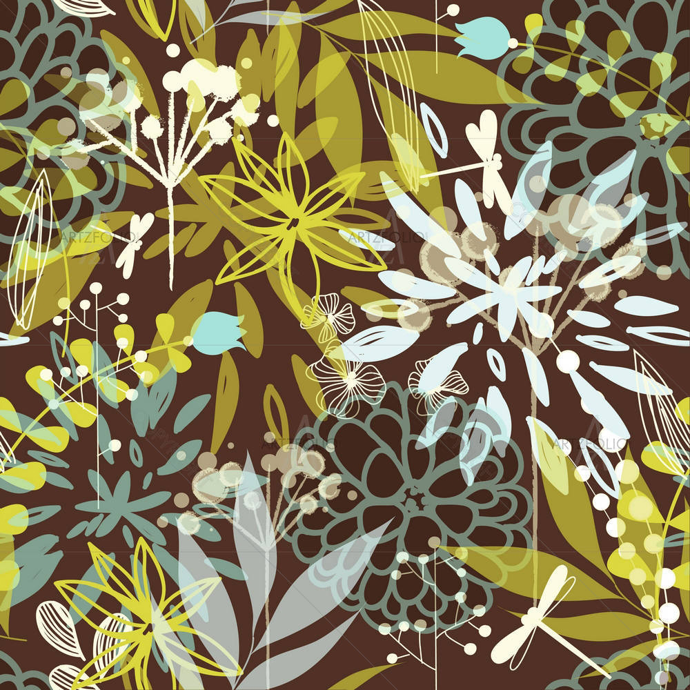 Floral Abstarct — custom-size art design 5000962