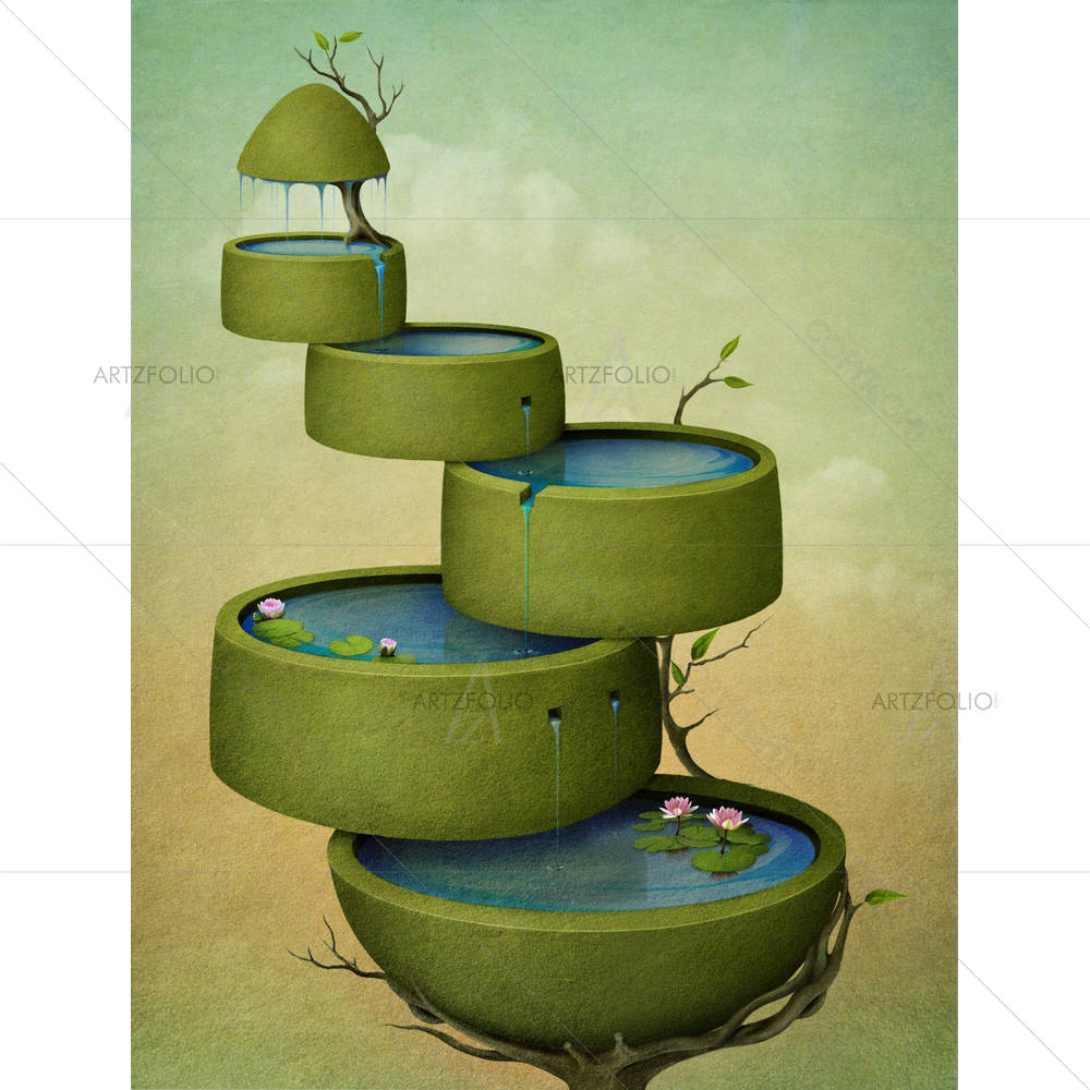Beautiful Trees D2 — custom-size art design 5000972