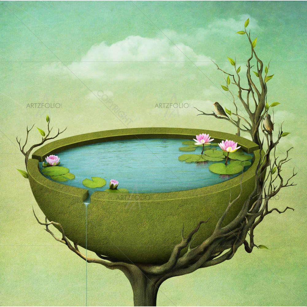 Nest In A Tree — custom-size art design 5000974