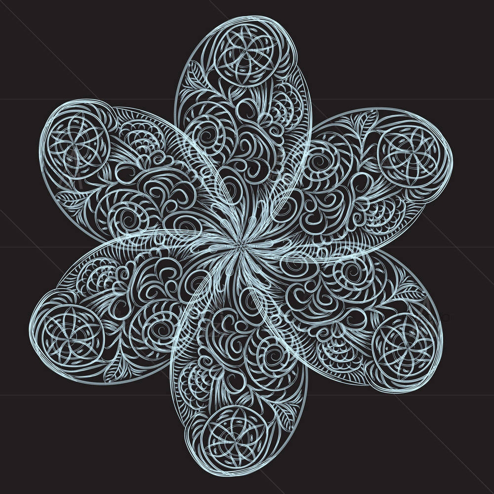 Isolated Flower — custom-size art design 5001036