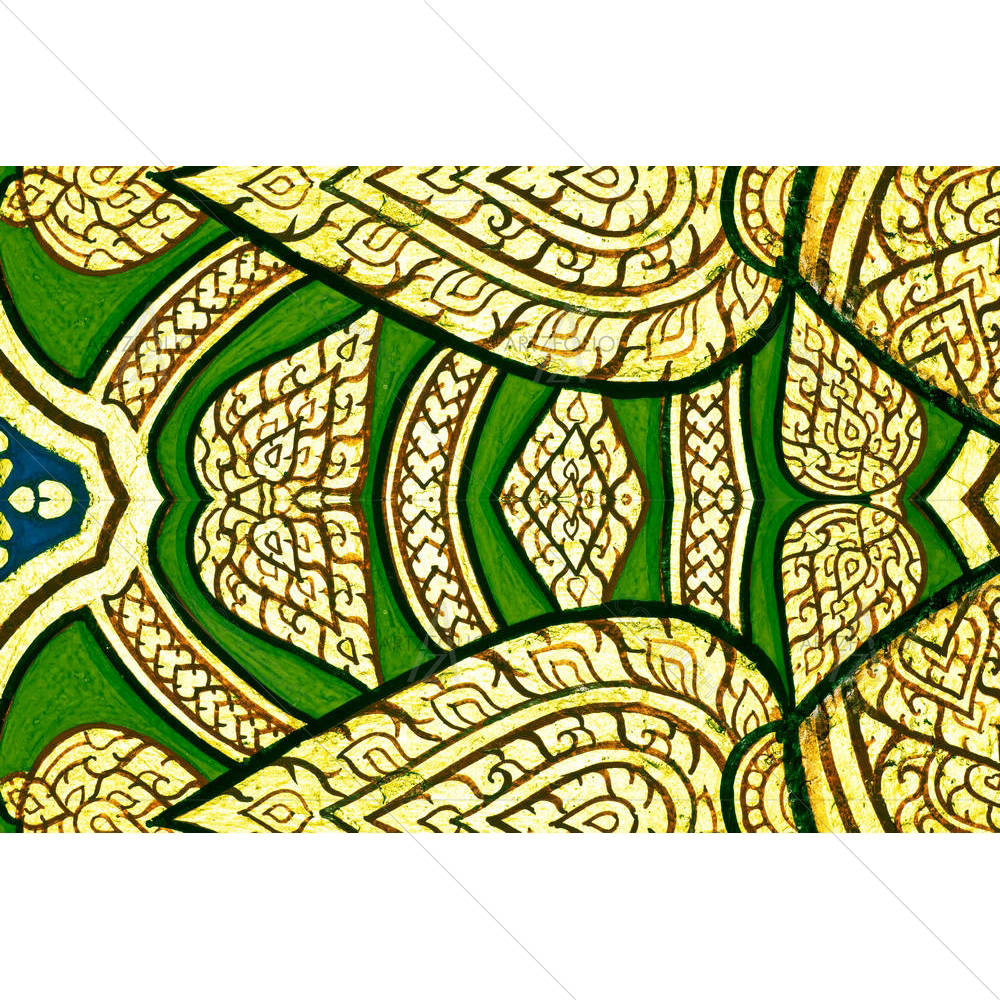 Traditional Thai Style Temple, Thailand — custom-size art design 5001042