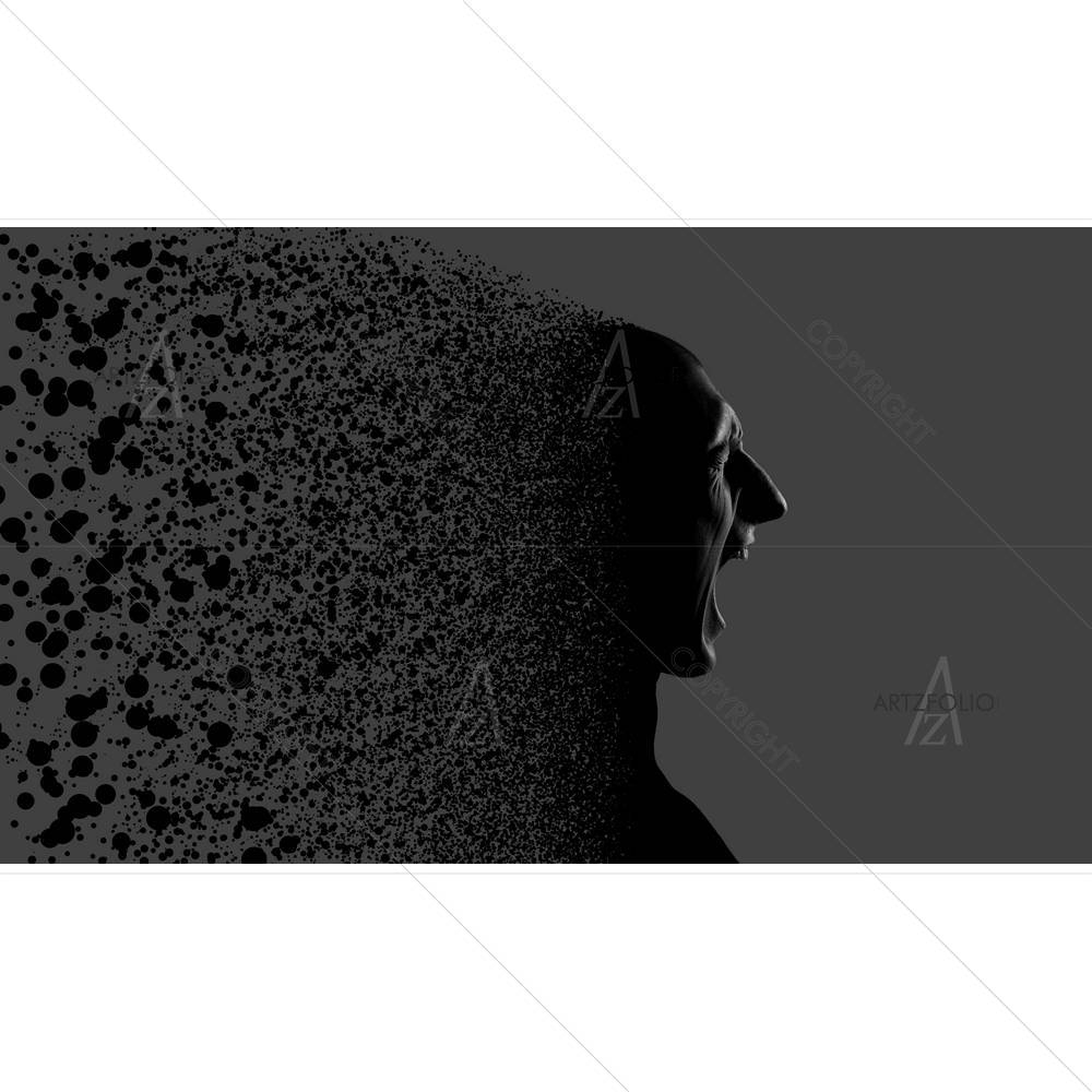 Screaming Man — Asian custom art by ArtzFolio