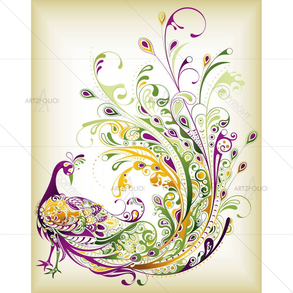Peacock — custom-size art design 5001045