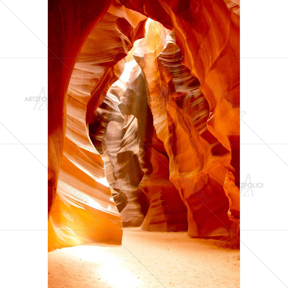 Grand Canyon Inside Cave Antelope — custom-size art design 5001068