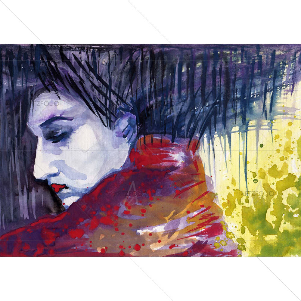 Portrait Of A Vampire — custom-size art design 5001097