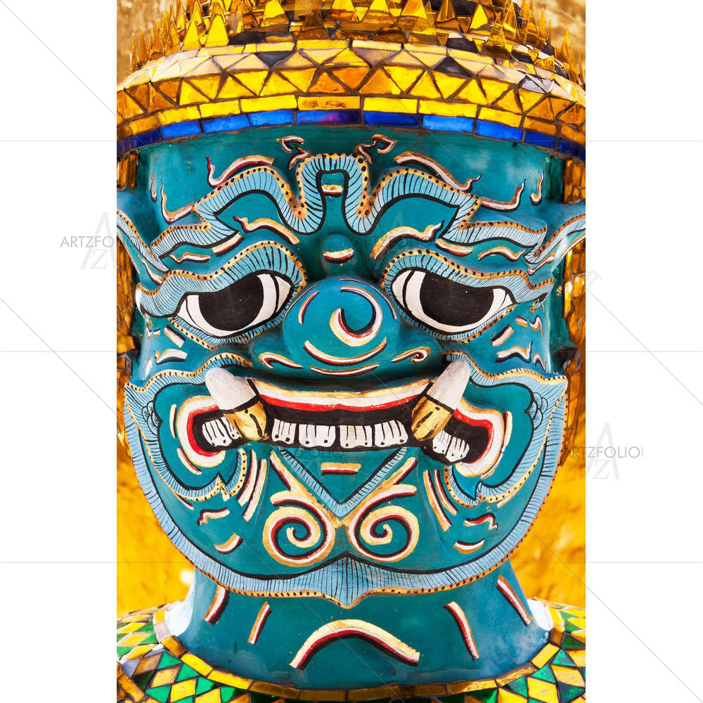 Emerald Buddha Wat Phra Kaew Bangkok Thailand — custom-size art design 5001113