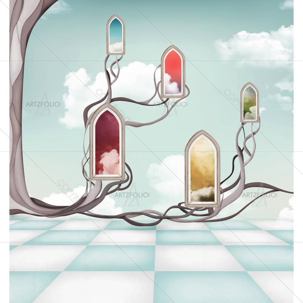 Surreal Artwork D2 — custom-size art design 5001114