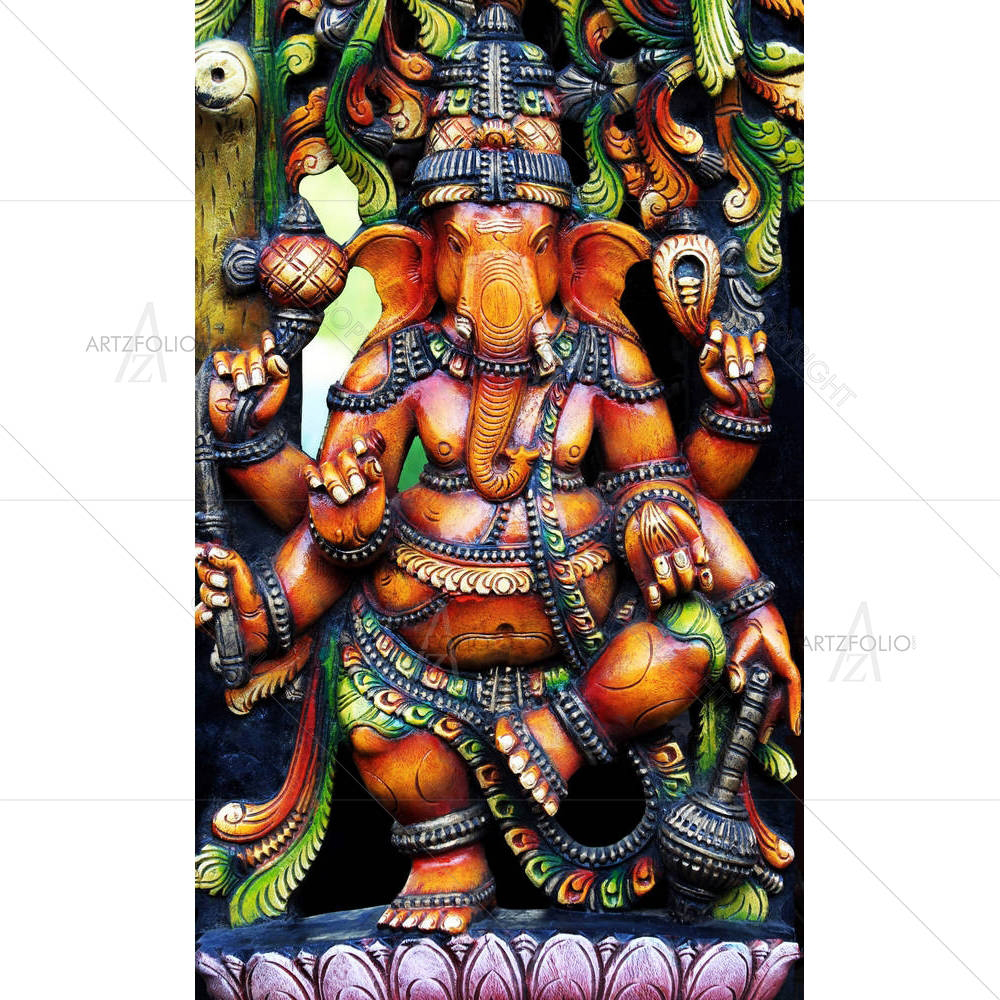 Hindu God Ganesh D3 — custom-size art design 5001129