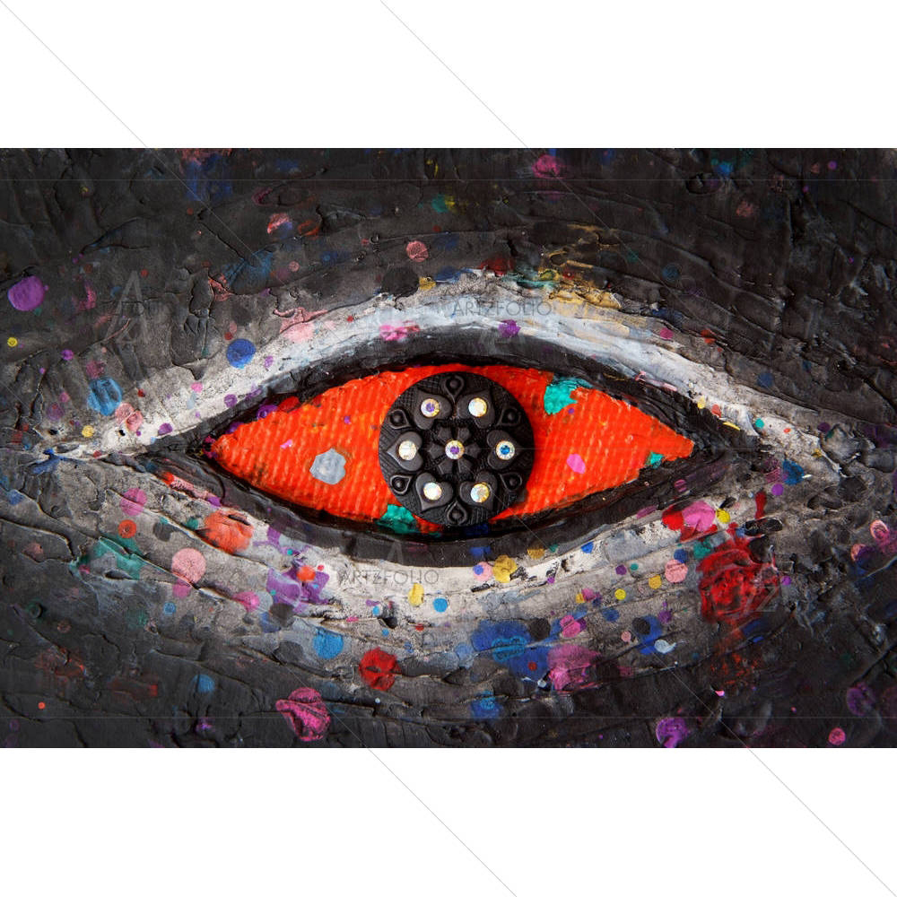 Red Eye D1 — Abstract custom art by ArtzFolio
