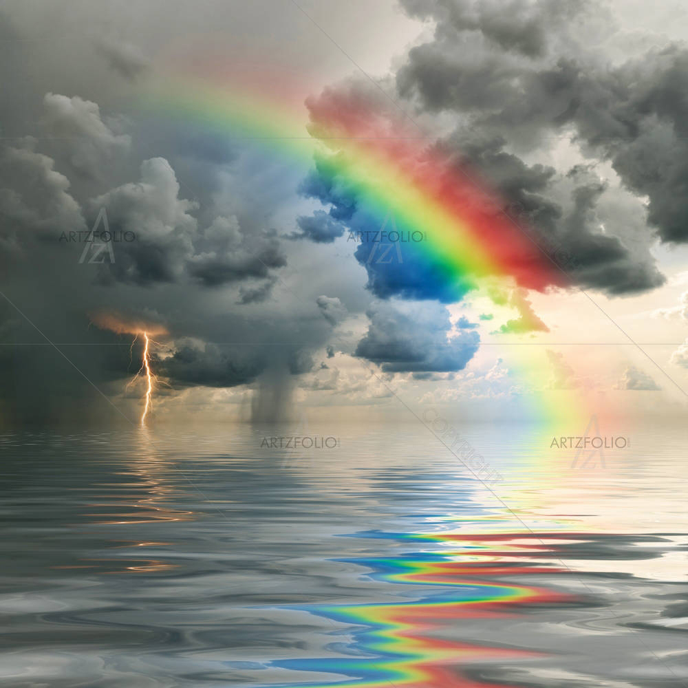 Colorful Rainbow — custom-size art design 5001163