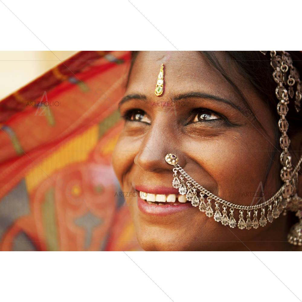 India Rajasthani Woman — custom-size art design 5001173