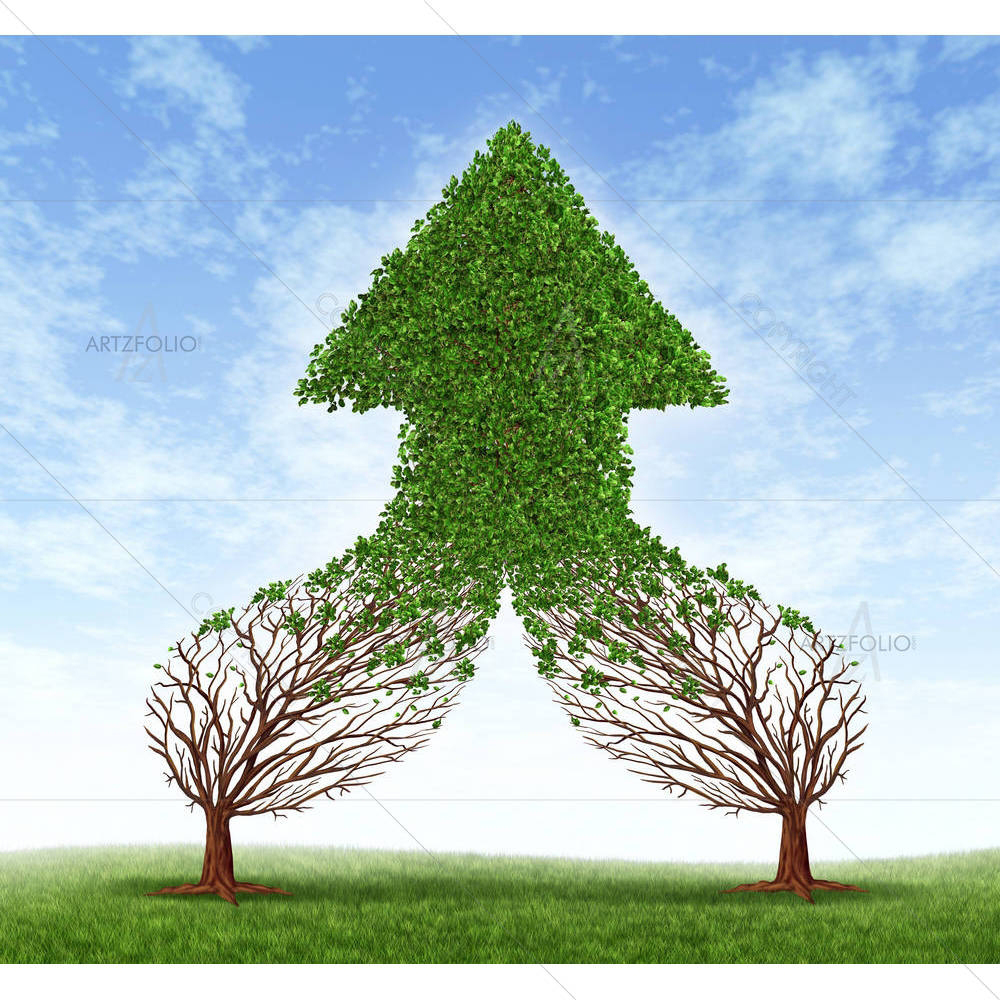 Working Together & Merger — custom-size art design 5001287