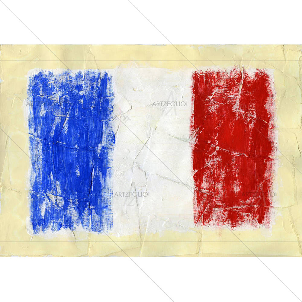 France Flag — custom-size art design 5001289