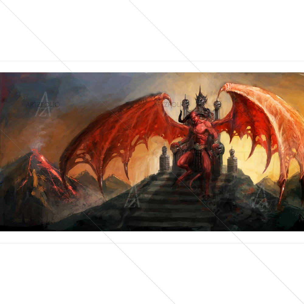 Devil's Throne — custom-size art design 5001291