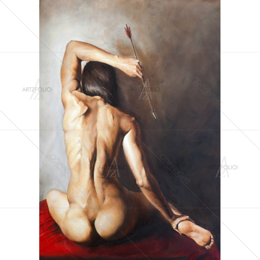 Young Woman D1 — custom-size art design 5001293