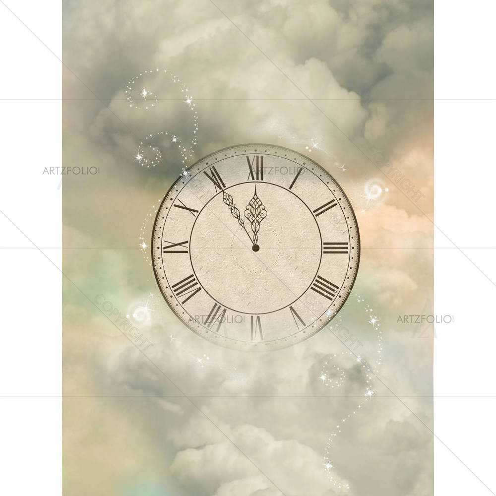 Magic Clock In The Sky — Devotional custom art by ArtzFolio