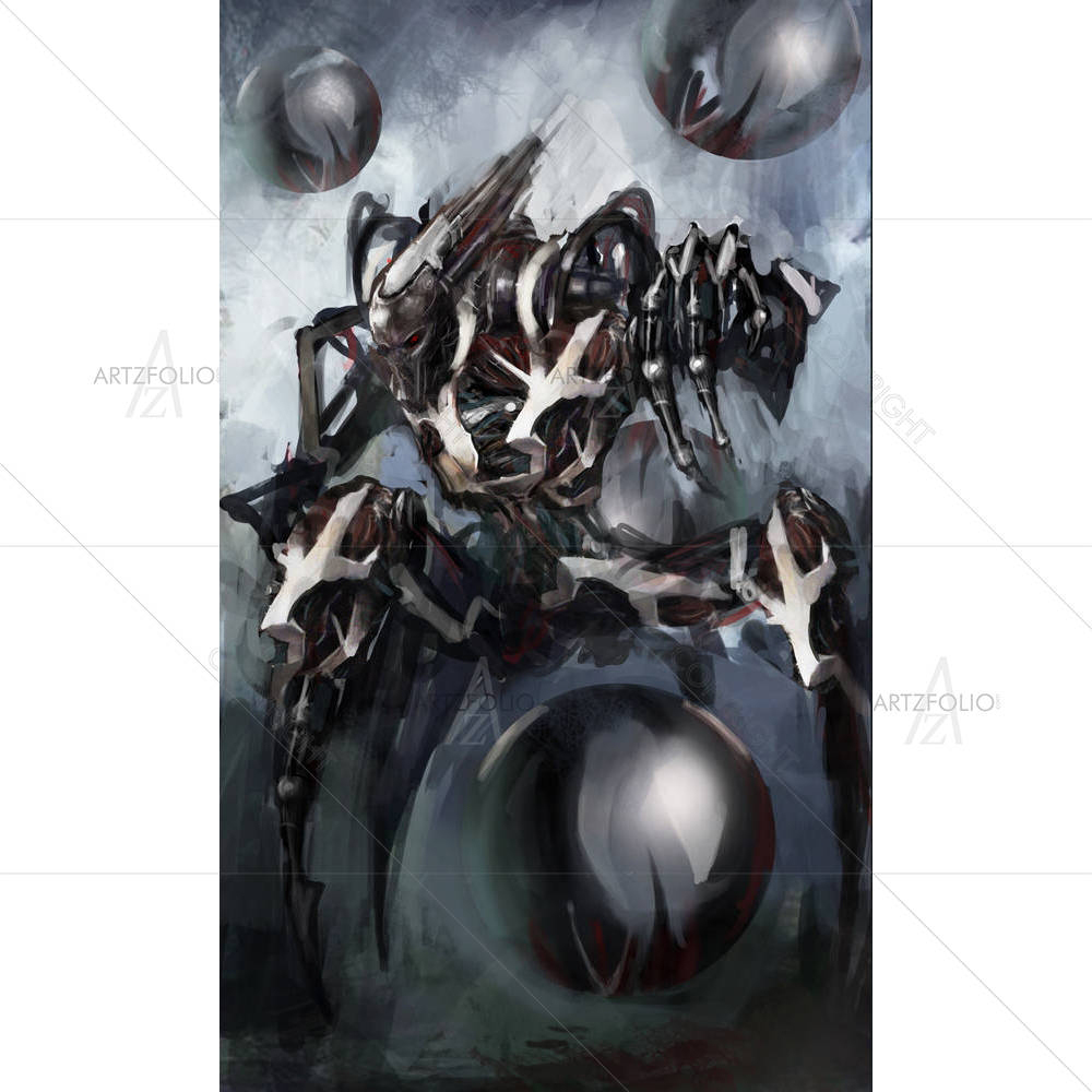 Bionic Cybernetics Alien Worior D2 — custom-size art design 5001320