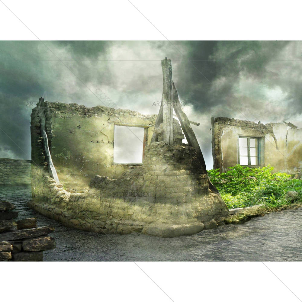 Fantastic Ruins — custom-size art design 5001329