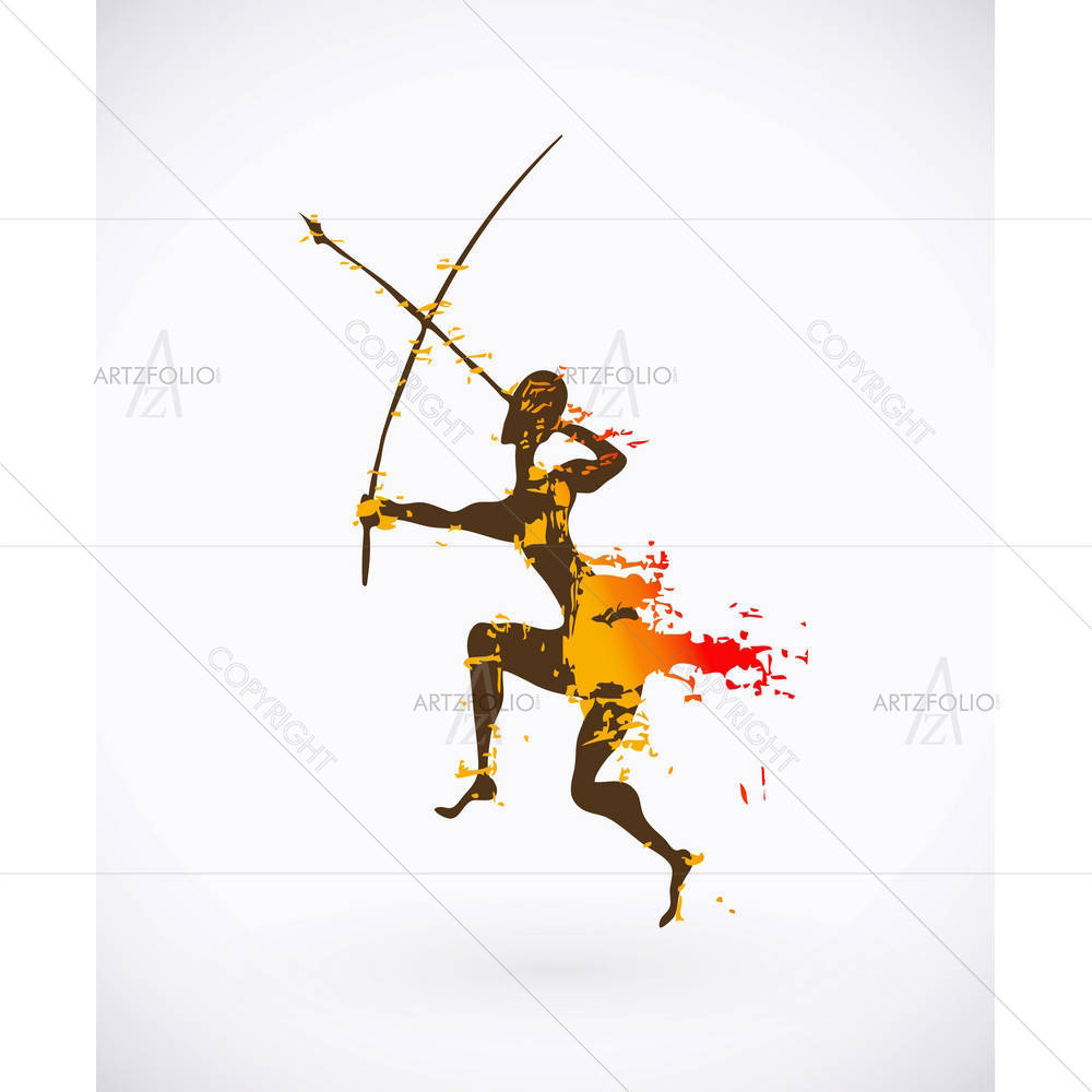 Traditional Ritual Dance D3 — custom-size art design 5001332