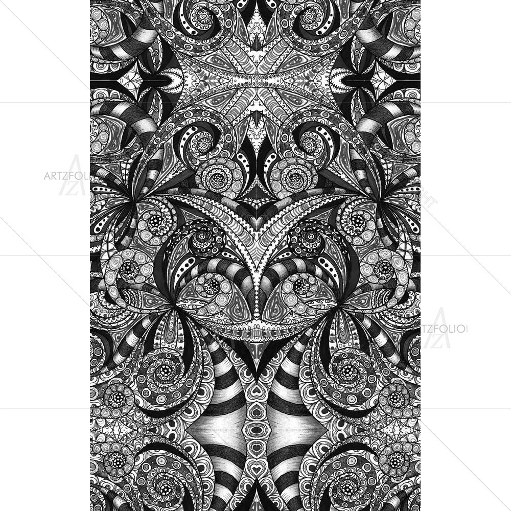 Floral Abstract — custom-size art design 5001335