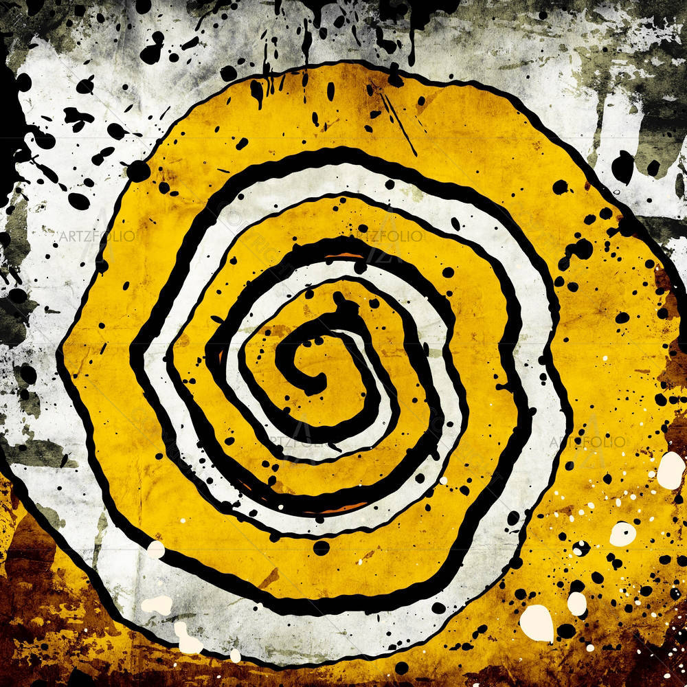 Grunge Twisted Art D1 — custom-size art design 5001346