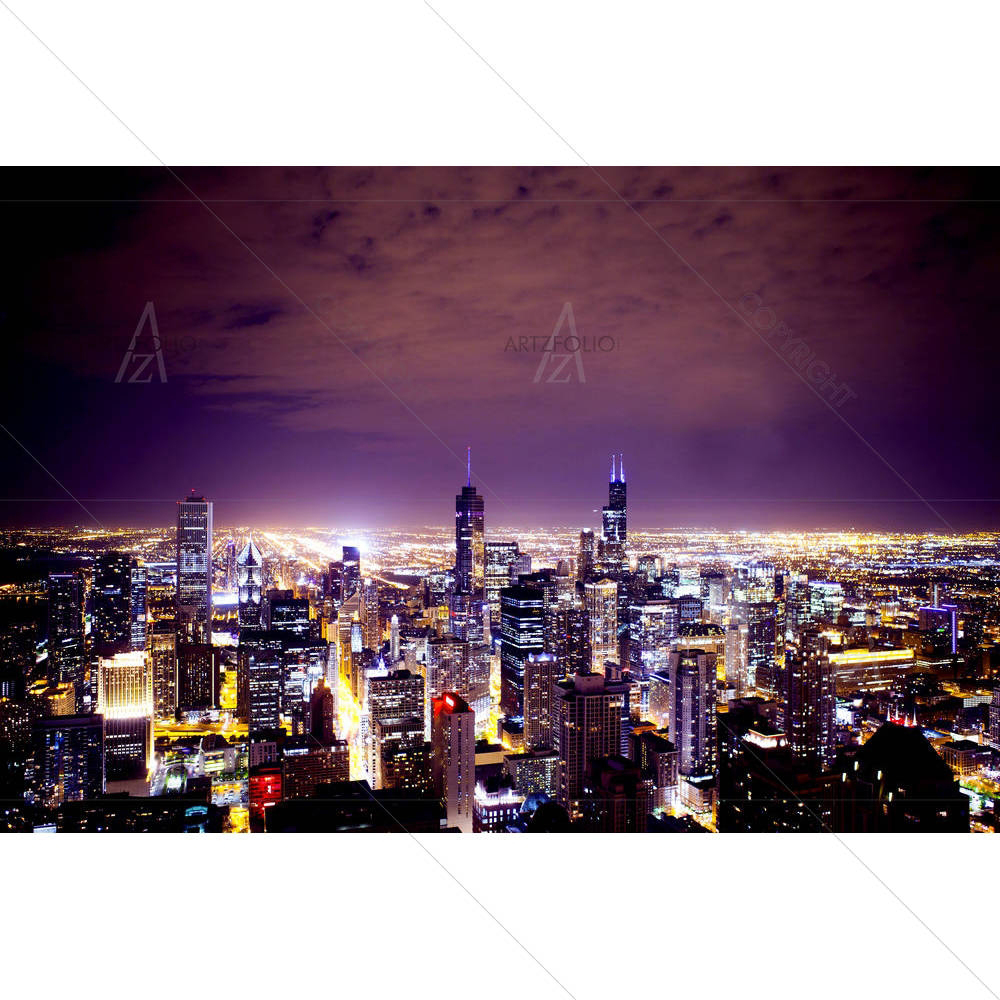 City Downtown — custom-size art design 5001375