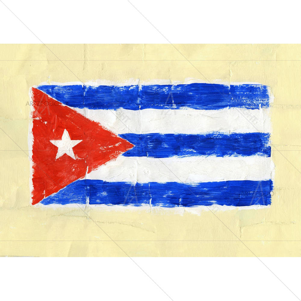 Flag Of Cuba — custom-size art design 5001377