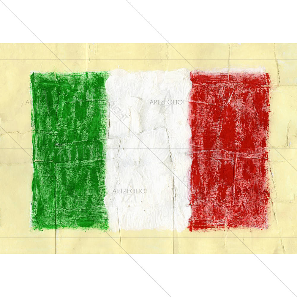 Flag Of Italy — custom-size art design 5001382