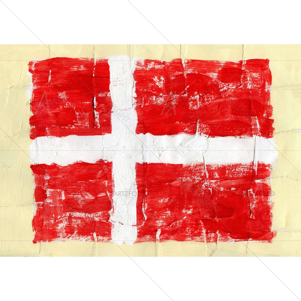 Flag Of Denmark — custom-size art design 5001384