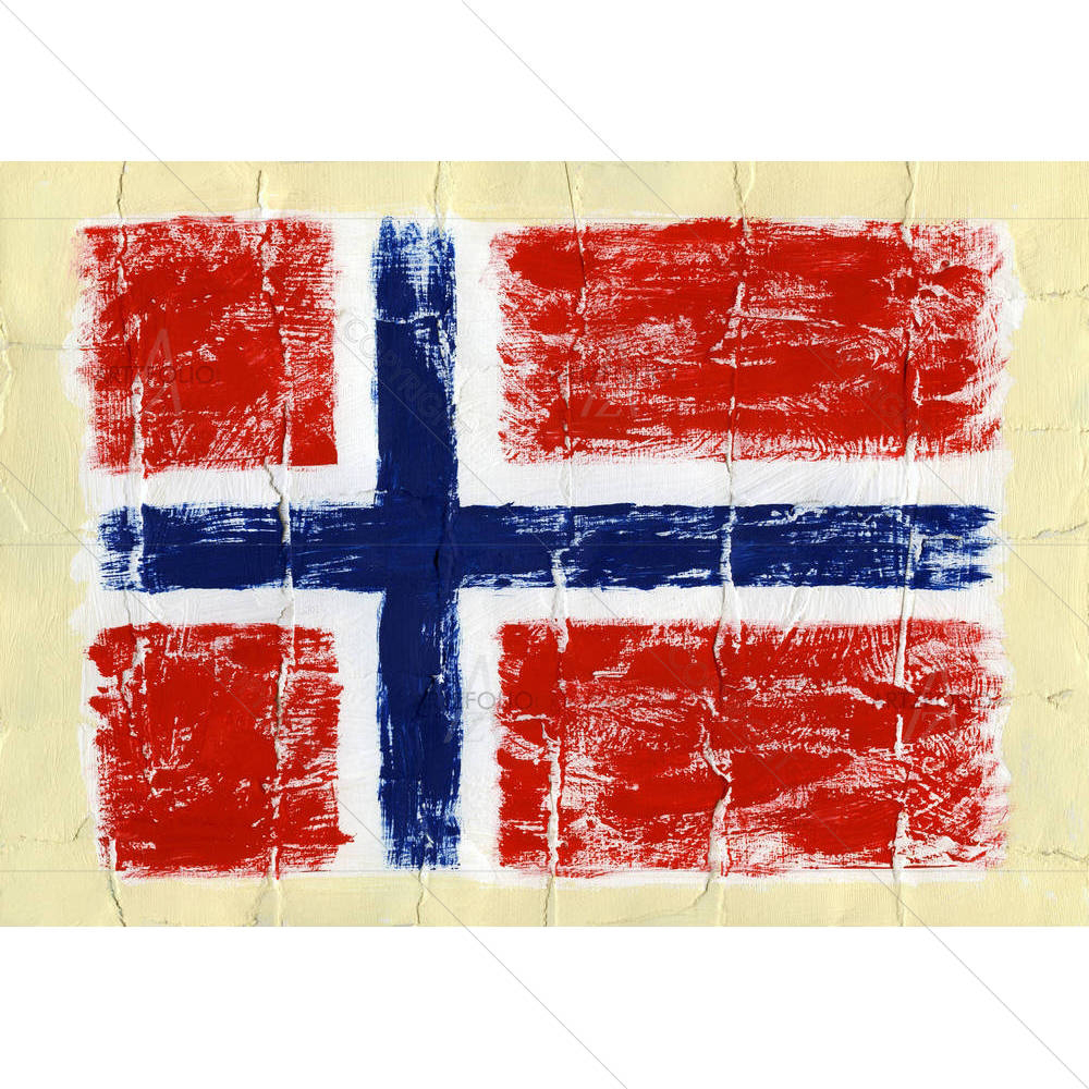 Flag Of Norway — custom-size art design 5001387