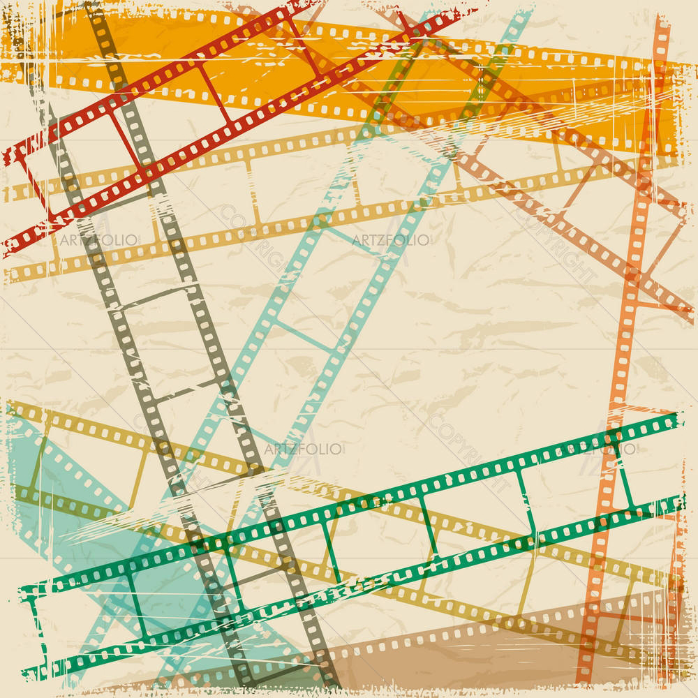 Vintage Film Frame — Abstract custom art by ArtzFolio