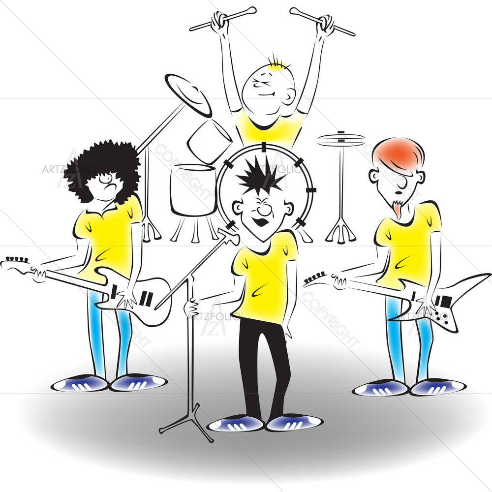 Stage Band — custom-size art design 5001415
