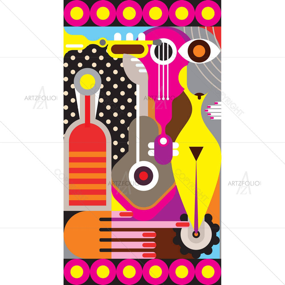 Abstract Woman Body — custom-size art design 5001440