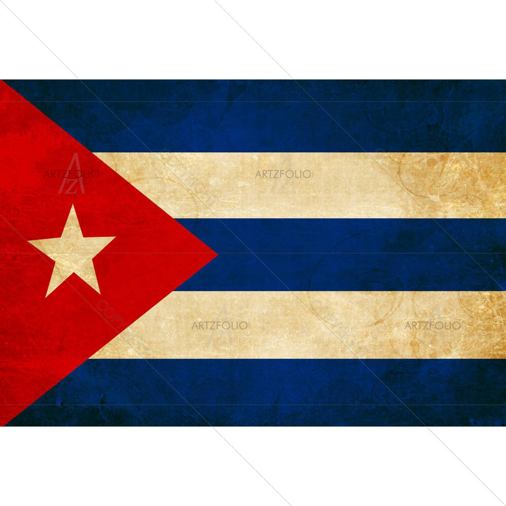 Cuban Flag — custom-size art design 5001449